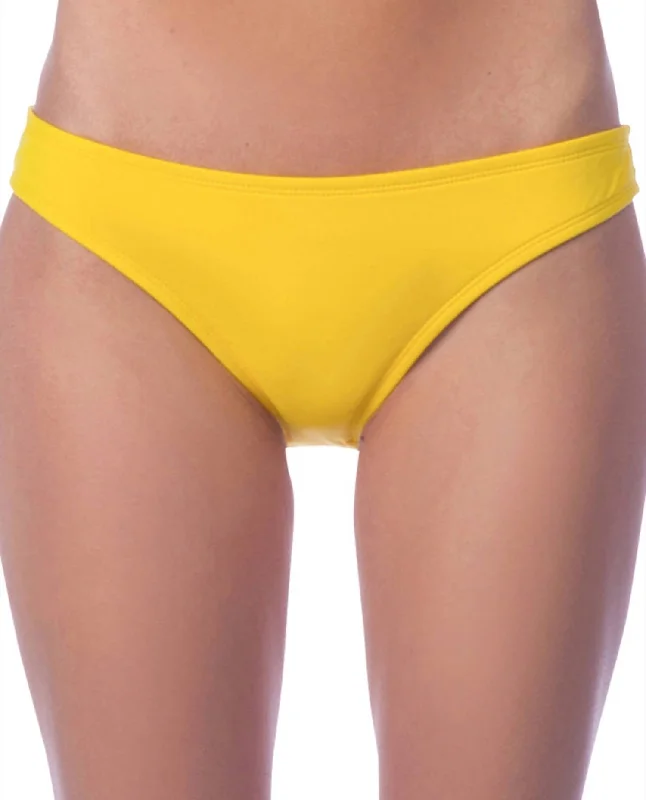 Women's Everyday Garments Hipster Bikini Bottom In Yellow