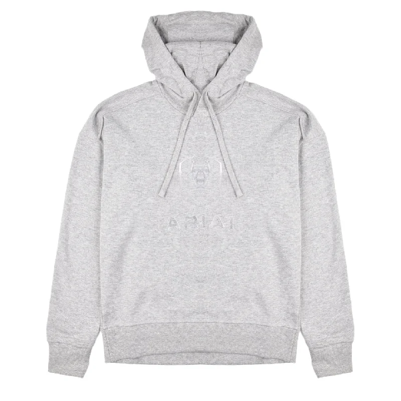 Women's Tailored Outfit Ariat Womens Just Hoodie Heather Grey