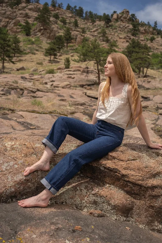 Women's Transitional Attire Anna Allen Helene Selvedge Jeans