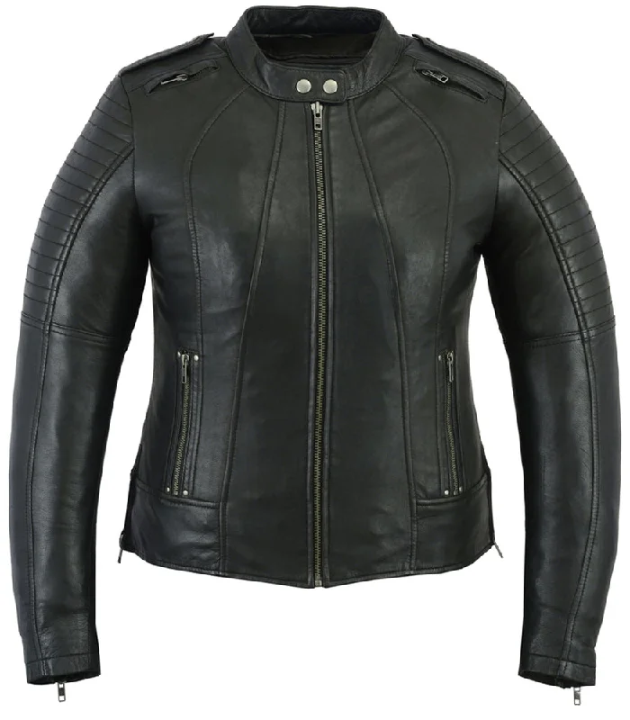 Chic Clothes For Women DS893 Women's Updated Biker Style Jacket