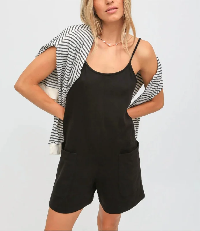 Women's Seasonal Apparel Kit Romper In Black