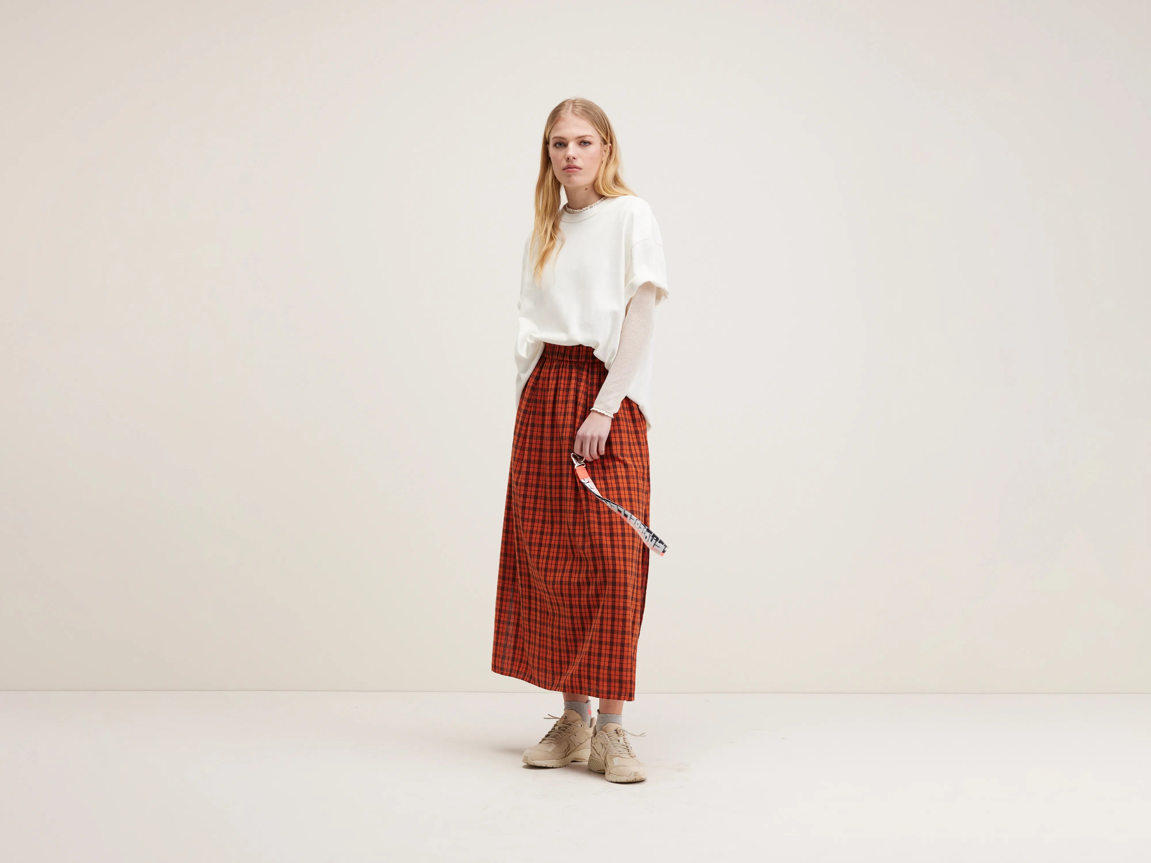 Women's Clothing Sets Chiara long skirt (242 / W / CHECK A)