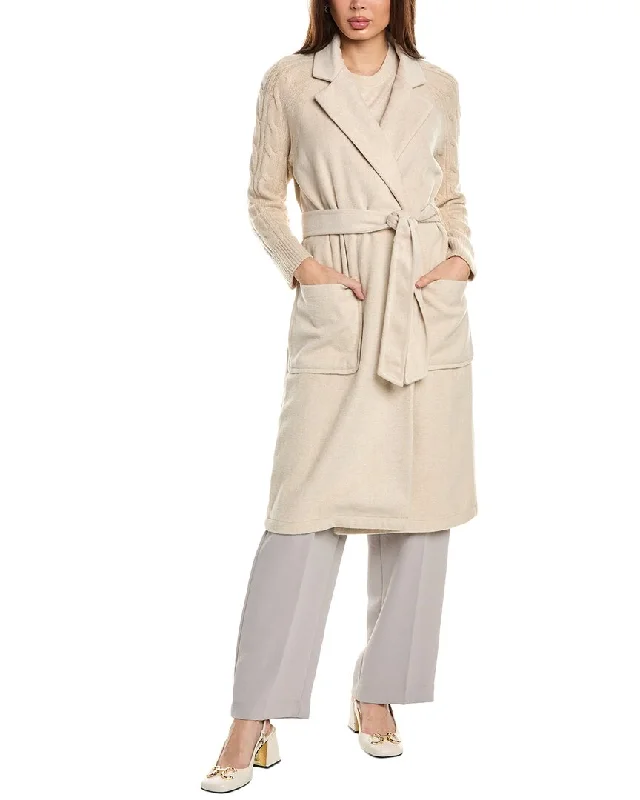 Plus Size Women Wear Vince Camuto Wool-Blend Coat