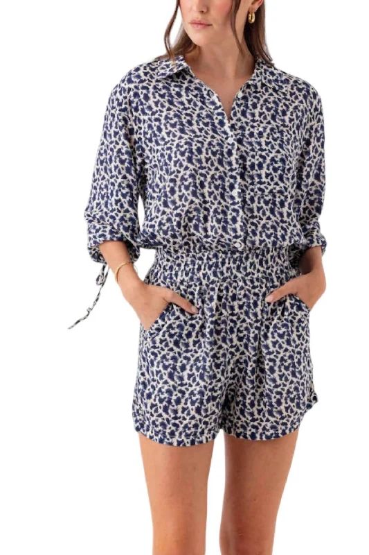 Charming Women's Clothes For Special Events Altis Romper In Indigo Splash