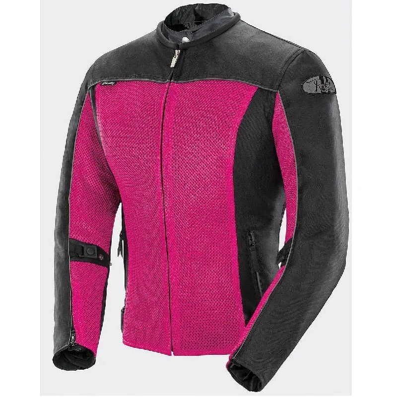 Women's Classic Outfit Joe Rocket Velocity Women's Pink/Black Mesh Jacket