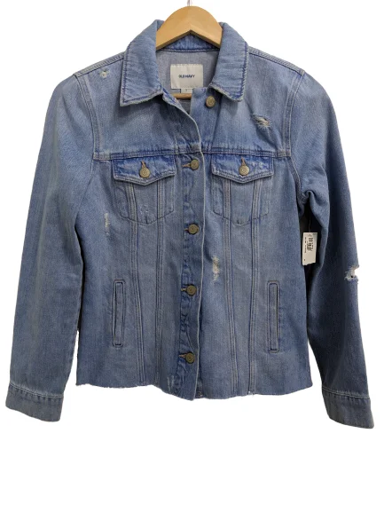 Affordable Women's Fashion [S] NWT Old Navy Raw Hem Denim Jacket