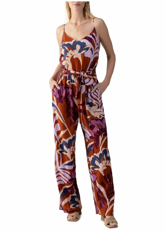 Women's Sporty Clothes All Day Jumpsuit In South Palm