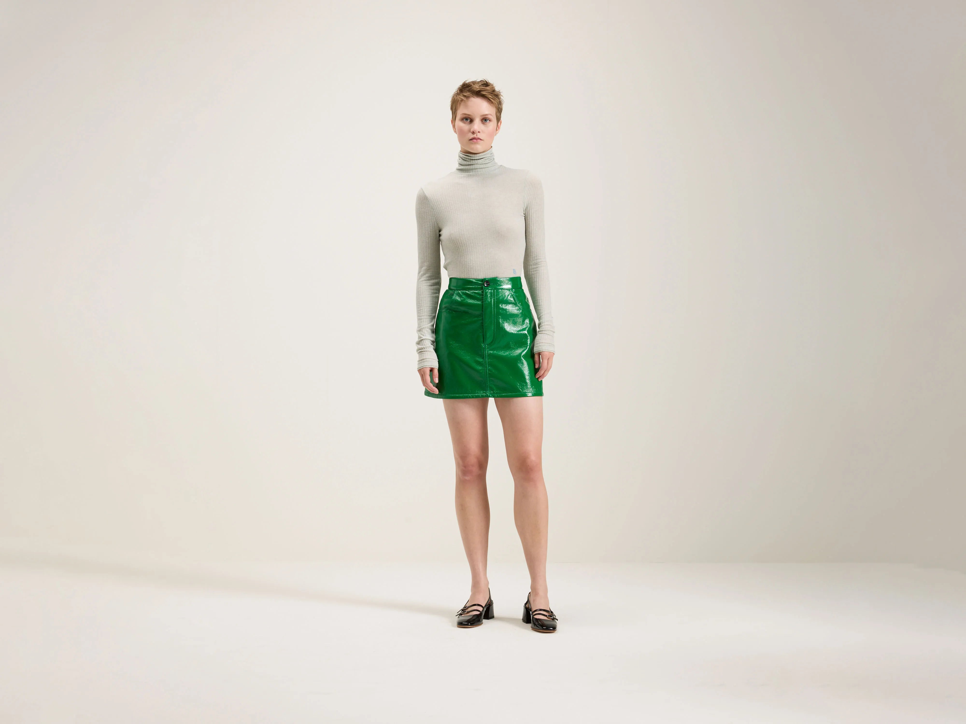 Affordable Women's Clothing Sour mini skirt (242 / W / MOJITO)