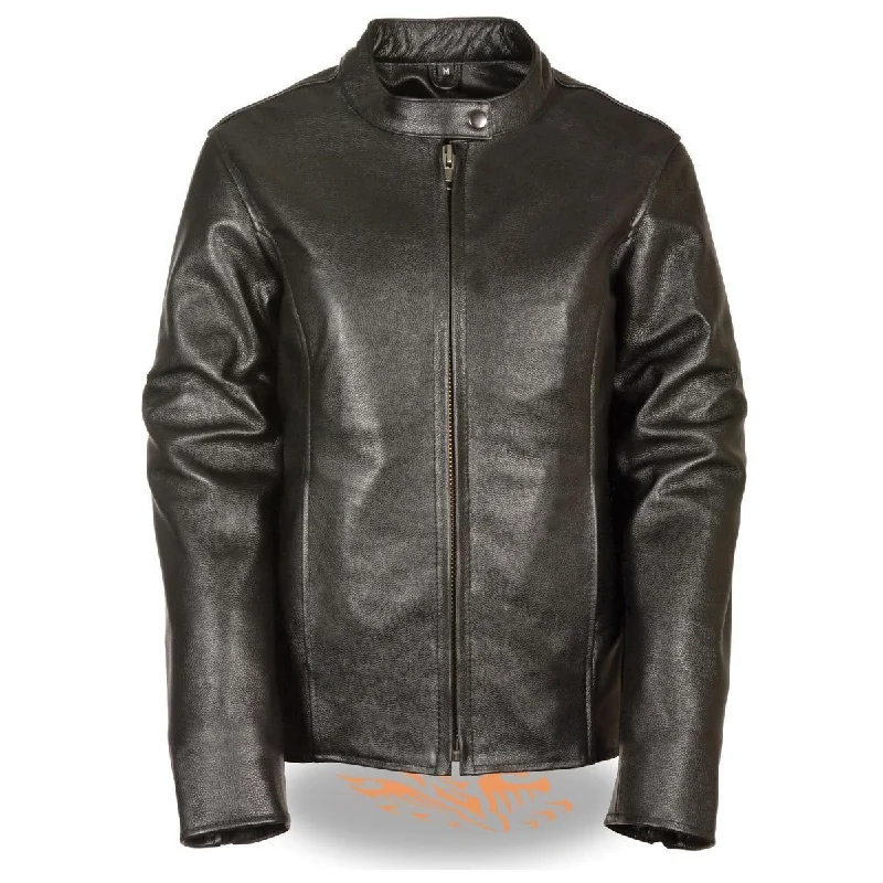 Women's Layered Outfit Milwaukee Leather LKL2720 Women's Black Classic Side Lace Leather Motorcycle Jacket Women's Layered Outfit Milwaukee Leather LKL2720 Women's Black Classic Side Lace Leather Motorcycle Jacket