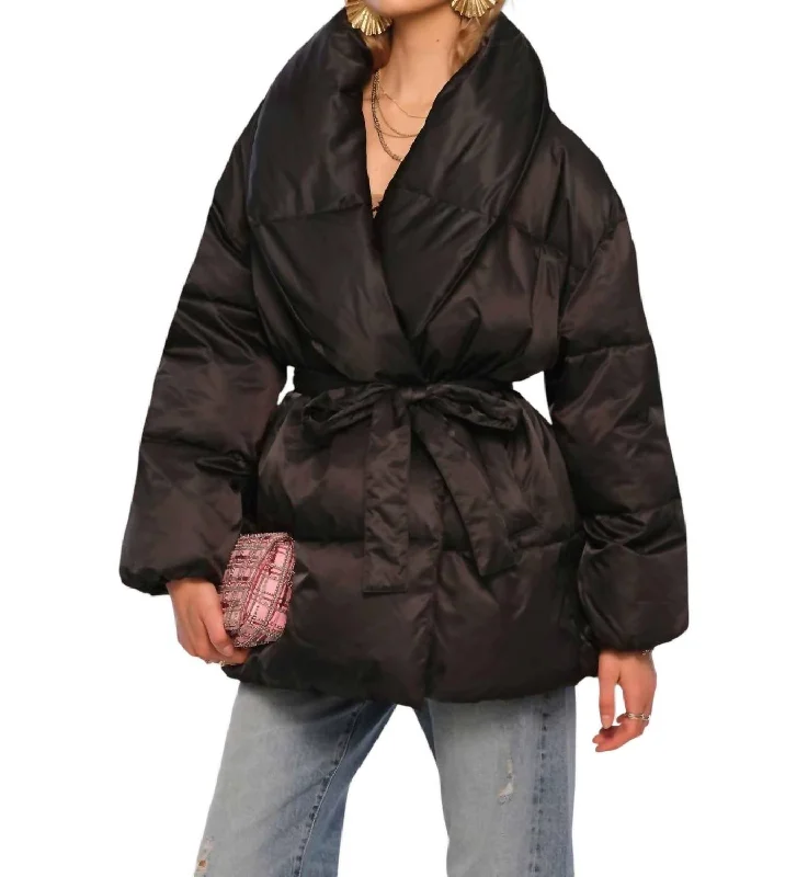 Women's Outerwear Apparel Kriza Puffer Jacket In Black