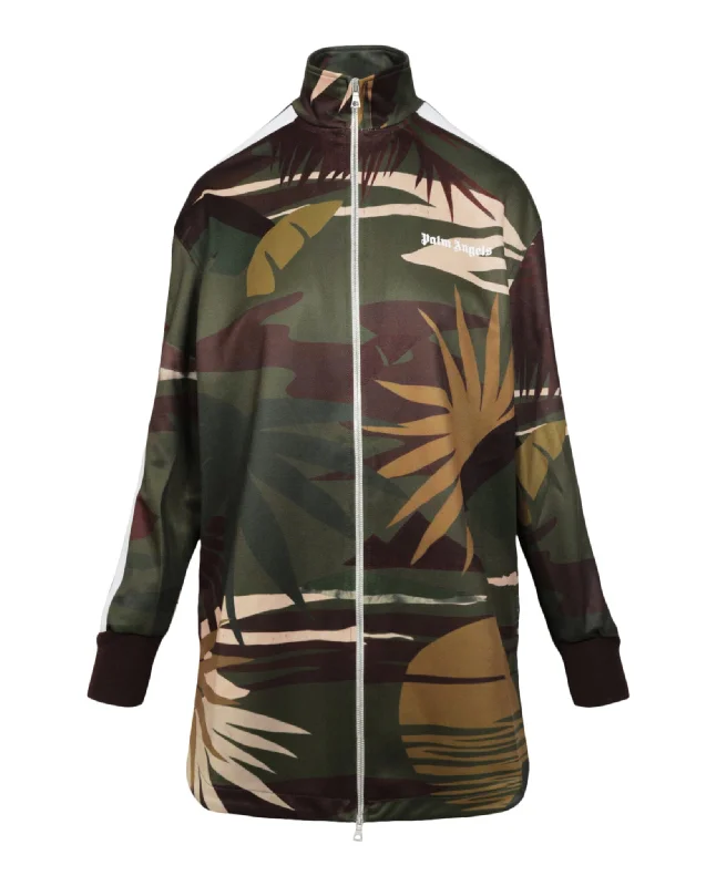 Women's Casual Garments Hawaiian Camo Long Track Jacket