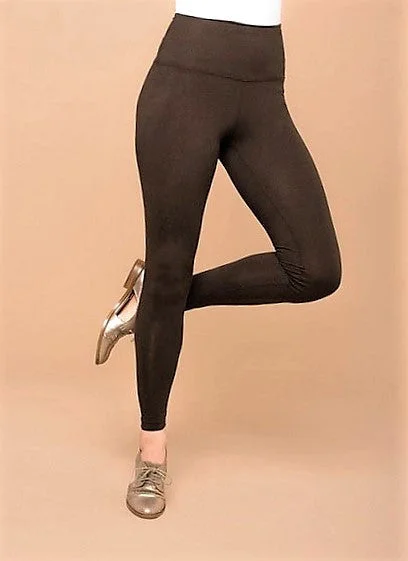 Women's Elegant Clothes Last Chance Size Small | Lysse Premium Control Ankle Length Leggings ESPRESSO Brown