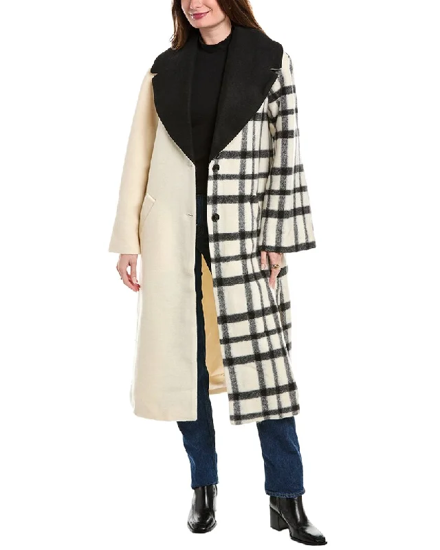 Women's Evening Clothing Hutch Kallie Wool-Blend Coat