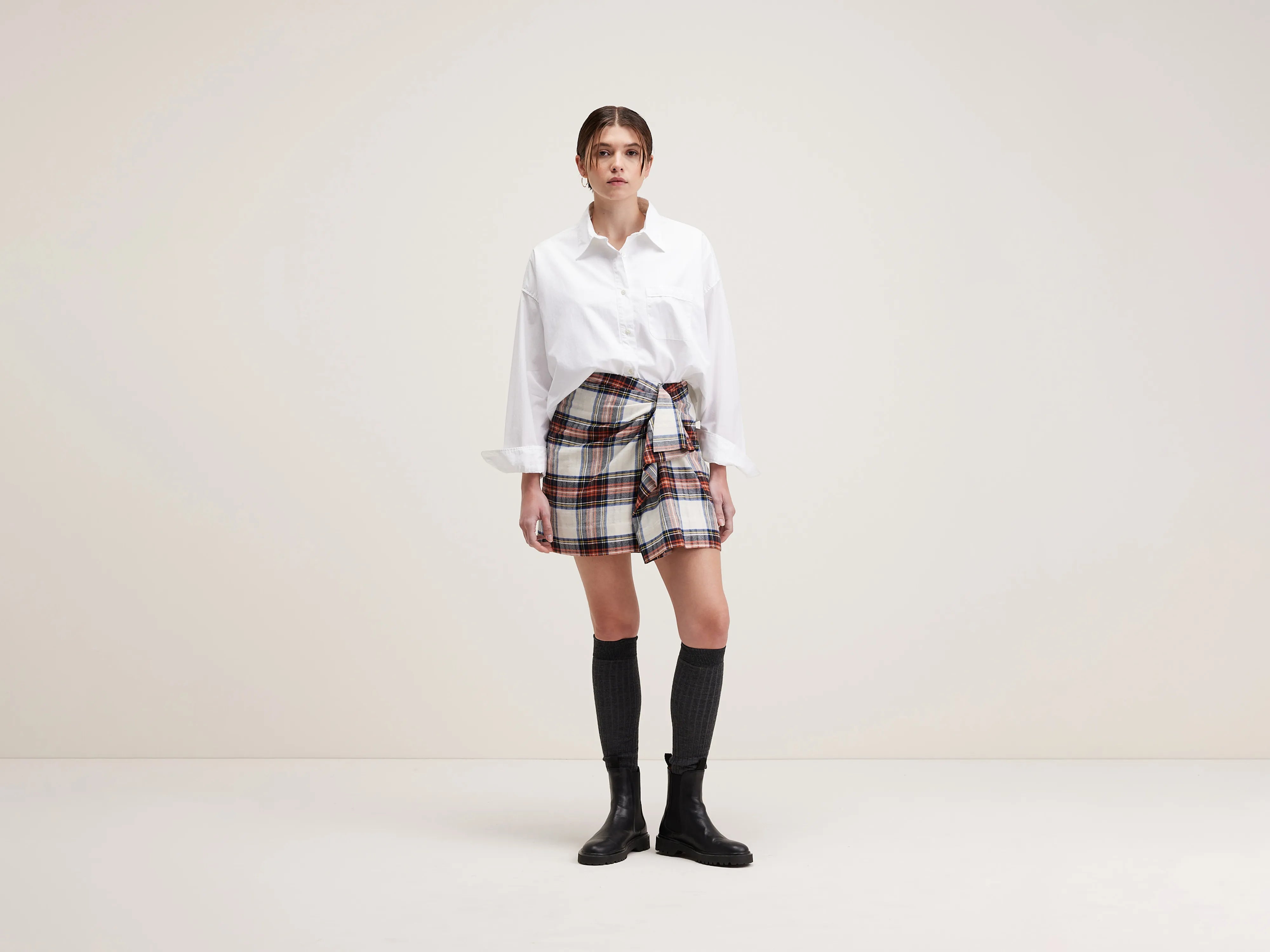 Women's Casual Wear Clothes Anae mini skirt (242 / W / CHECK A)