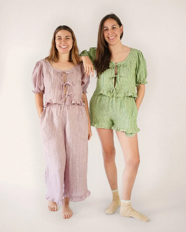 Women's Vintage Clothes Matchy Matchy Ruffle Brunch Set