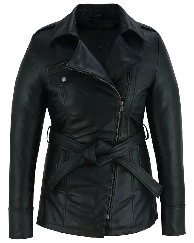 Best Online Clothing Boutiques Elan Women's Leather Jacket Black