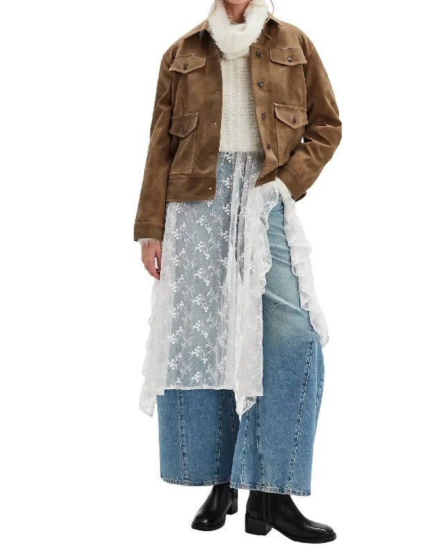 Women's Timeless Attire Night Ranch Vegan Jacket In Antique Bronze