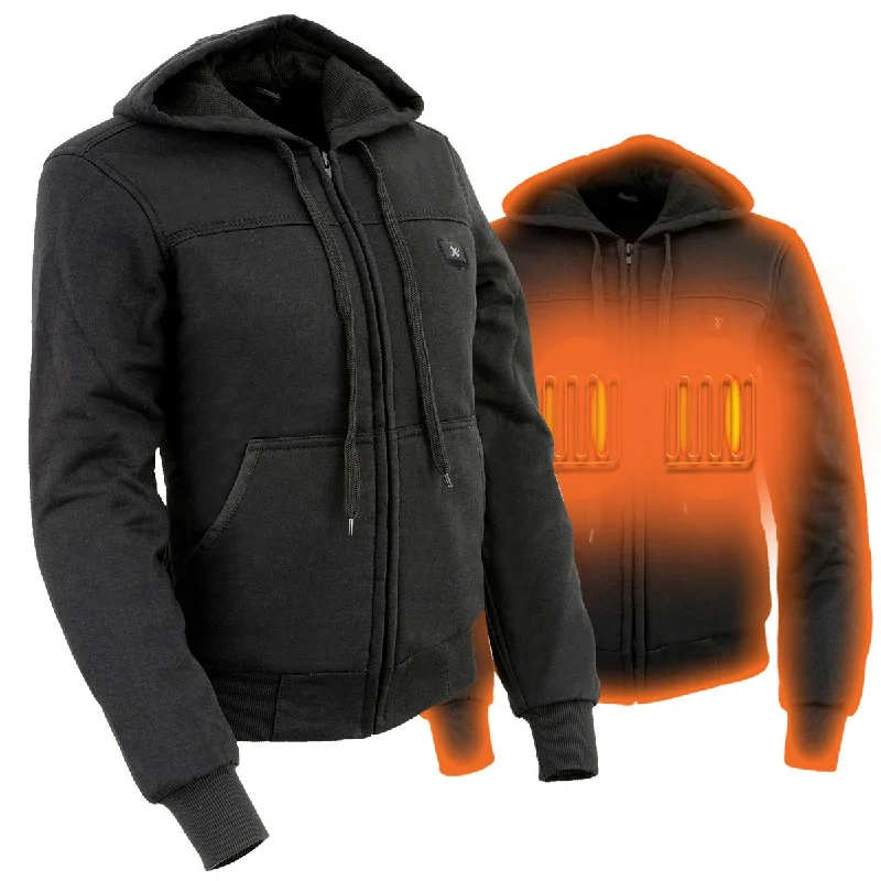 Women's Clothes And Apparel Sets Nexgen Heat MPL2713SET Women Black 'Heated' Front Zipper Fiery Hoodie Jacket for Outdoor Activities w/ Battery Pack Women's Clothes And Apparel Sets Nexgen Heat MPL2713SET Women Black 'Heated' Front Zipper Fiery Hoodie Jacket for Outdoor Activities w/ Battery Pack