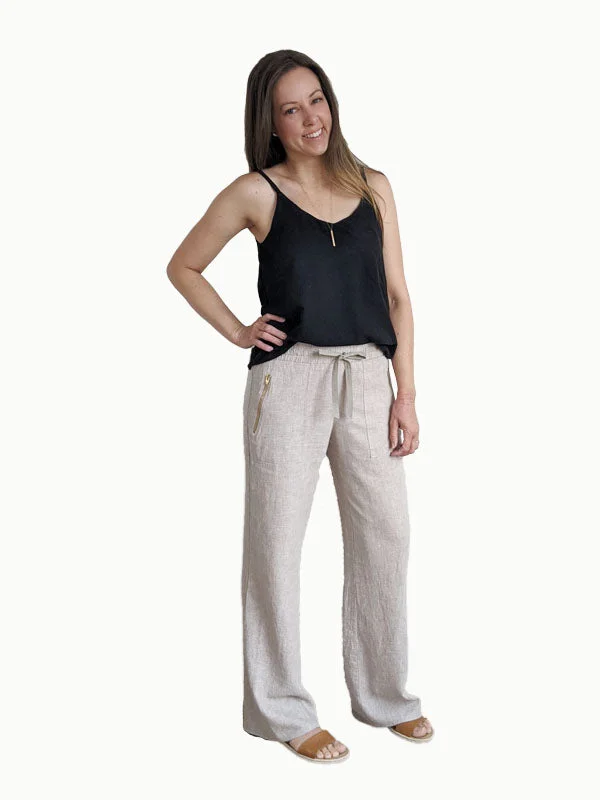 Women's Comfy Attire For Lounging Hey June Handmade Seaforth Pants