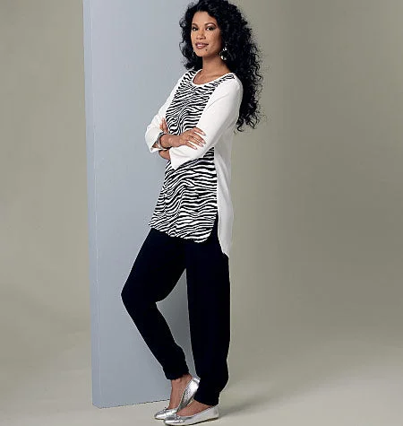 Trendy Athleisure Clothing For Women Butterick Tunic and Trousers B6294