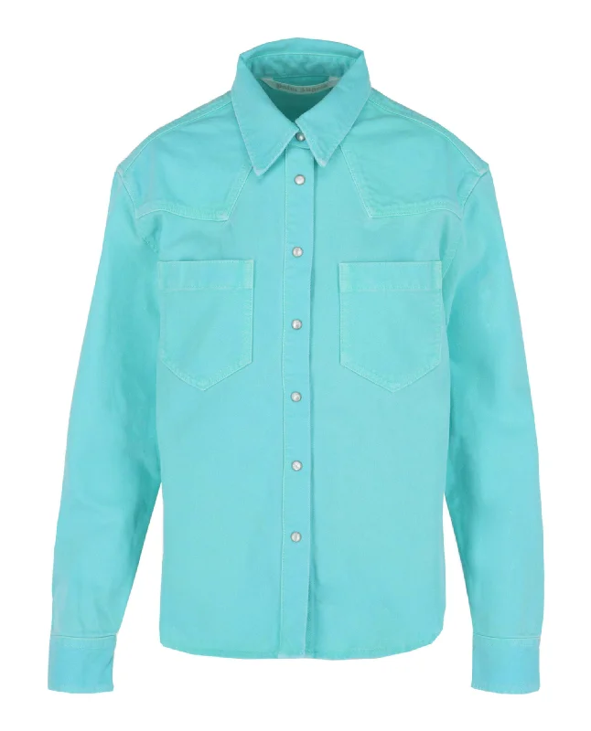 Chic Casual Wardrobe Essentials Curved Logo Denim Jacket