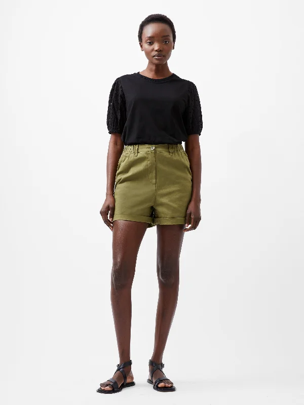 Women's Cozy Outfit For Lounging Chino Shorts
