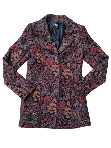 Fashionable Dresses for Women [S] Tapestry Blazer Style Jacket