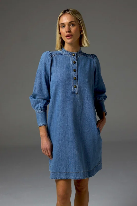 Affordable Women's Apparel Zoe Kratzmann Elocution Dress - Light Wash Denim | PRE ORDER 17 Feb