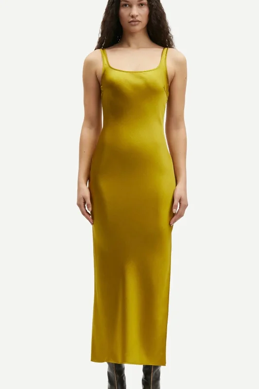 Trendy Attire For Her Samsoe Samsoe - Sunna Dress (Green sulphur)