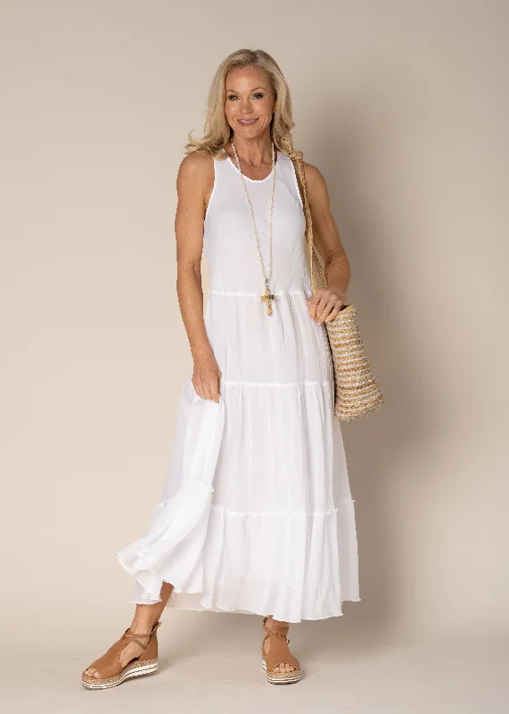 Limited Edition Elizabeth Cotton Dress in White