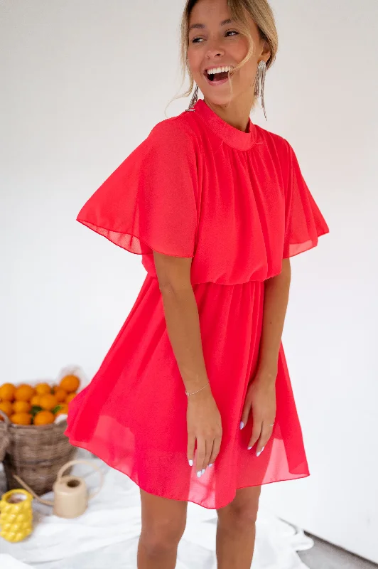 Trendy Clothing, Unbeatable Disco Raspberry Amandine Dress