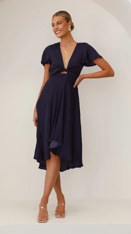 Crazy Discounts, Hurry Up Sunny Daze Dress - Navy