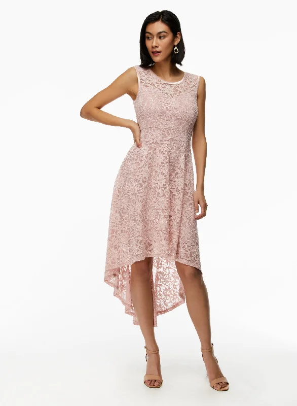 Best Prices Of The Season High-Low Lace Dress