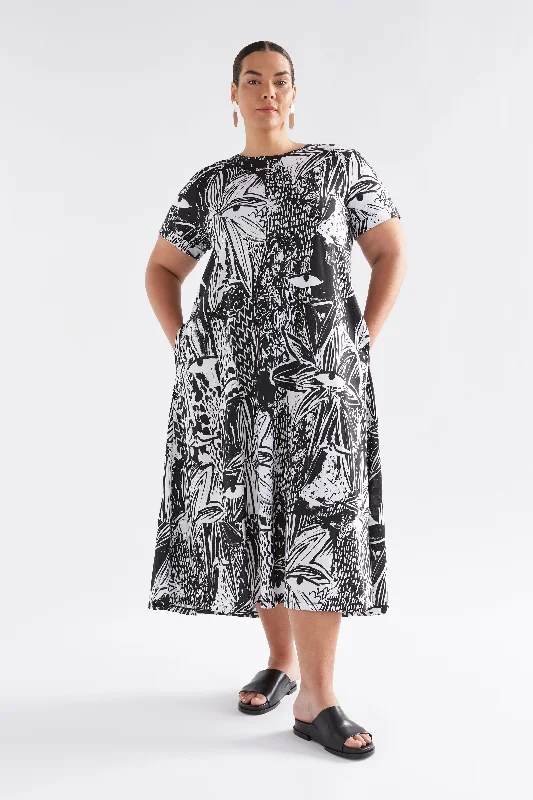 Budget Saver Haki Dress Tropea Print