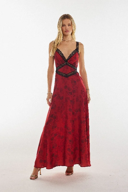 Father's Day Deals Selena Dress in Red Currant