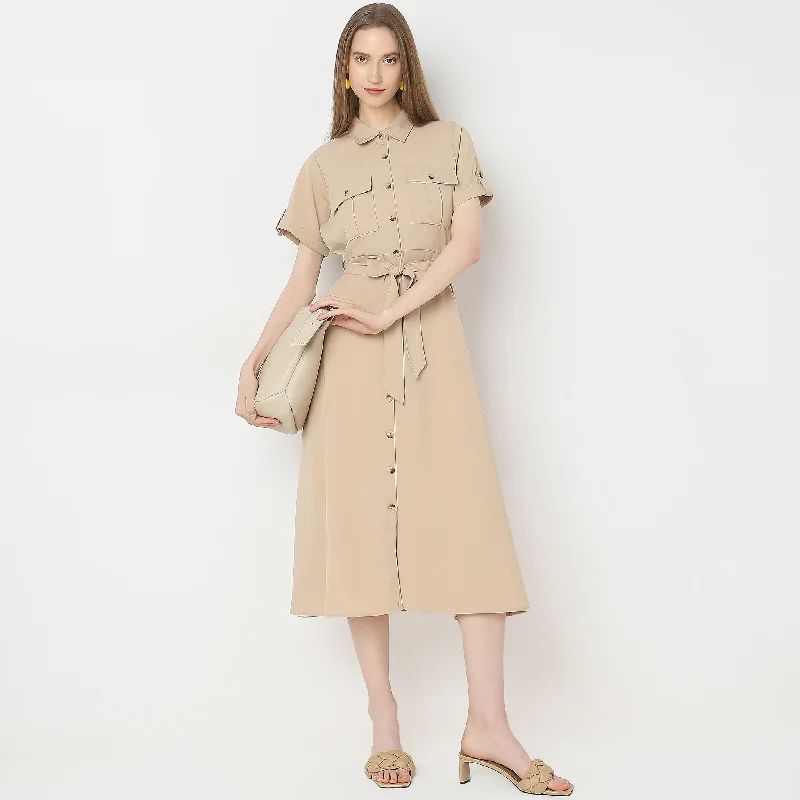 Special Offers, Don't Miss Regular Fit Solid Dress