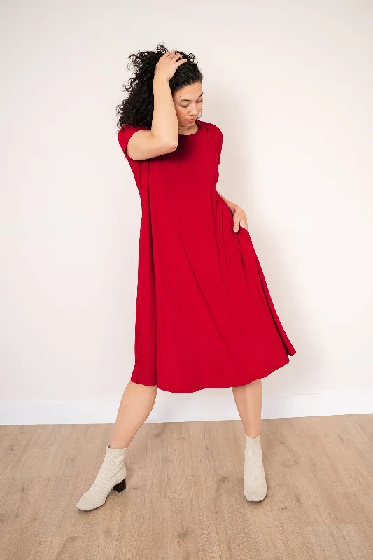 Everyday Basics Fit & Flare Dress | Poppy