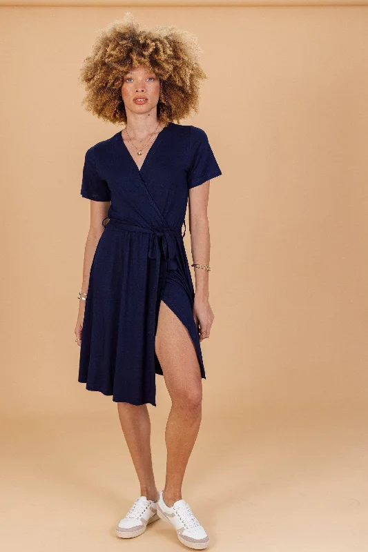 Limited Stock Dress Catherine Navy Blue