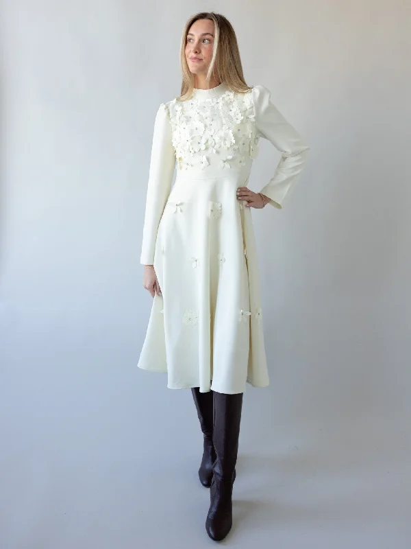 Women's Urban Fashion Vivian Petal Dress