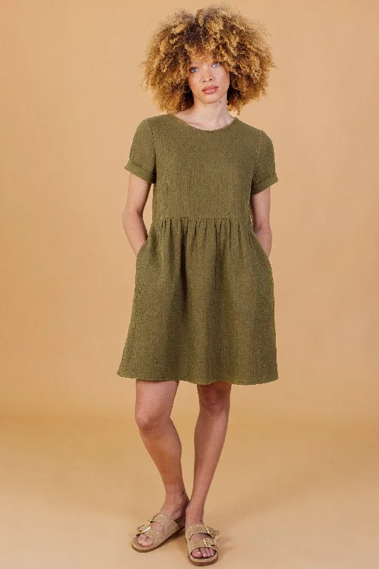 Stylish Looks Dress Isla Khaki