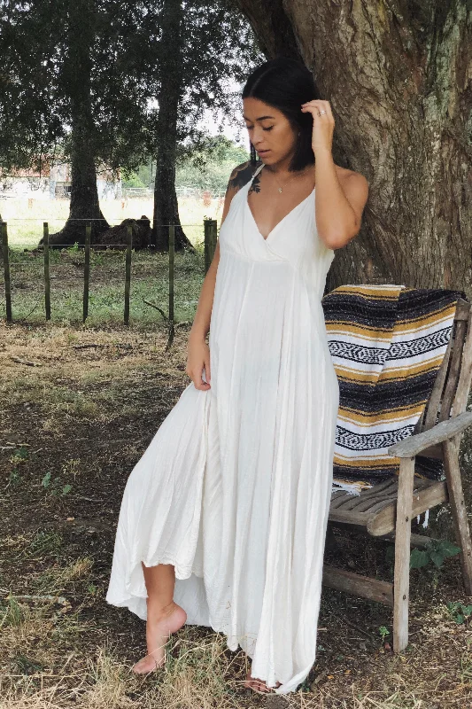 Street Style Fashion Plus Size Ocean Dress - Halter Neck