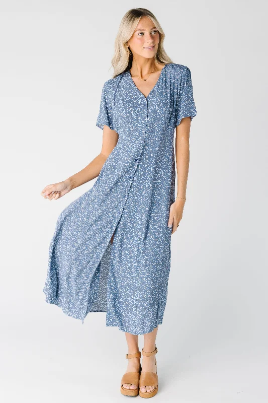 Fashion Frontiers Samantha Floral Button Down Dress