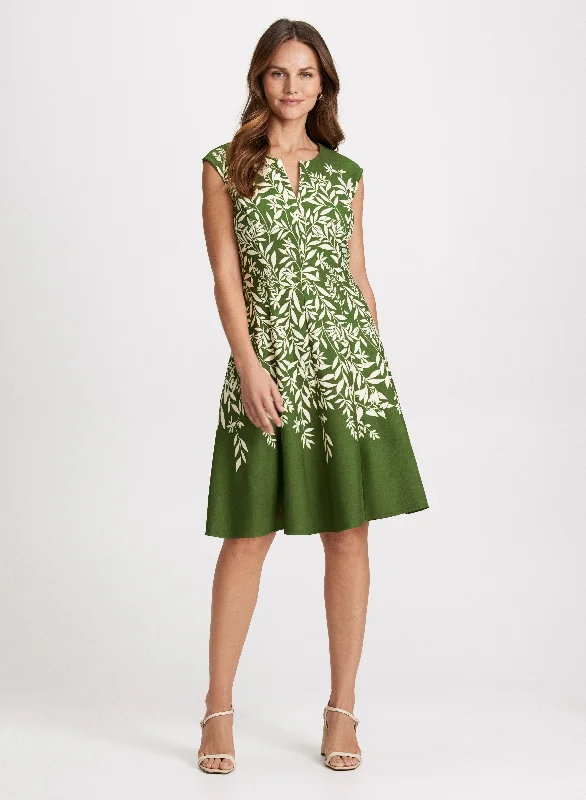 Shop Trendy And Timeless Outfits At Special Prices Short Floral Fit & Flare Dress