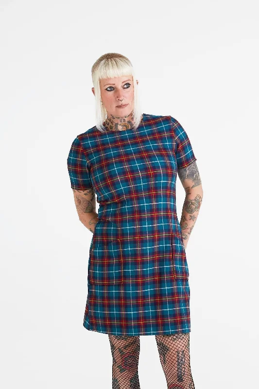 Unbeatable Deals Modfather Clothing - Made in England 'The Vivienne' Green / Red - Dress Unbeatable Deals Modfather Clothing - Made in England 'The Vivienne' Green / Red - Dress