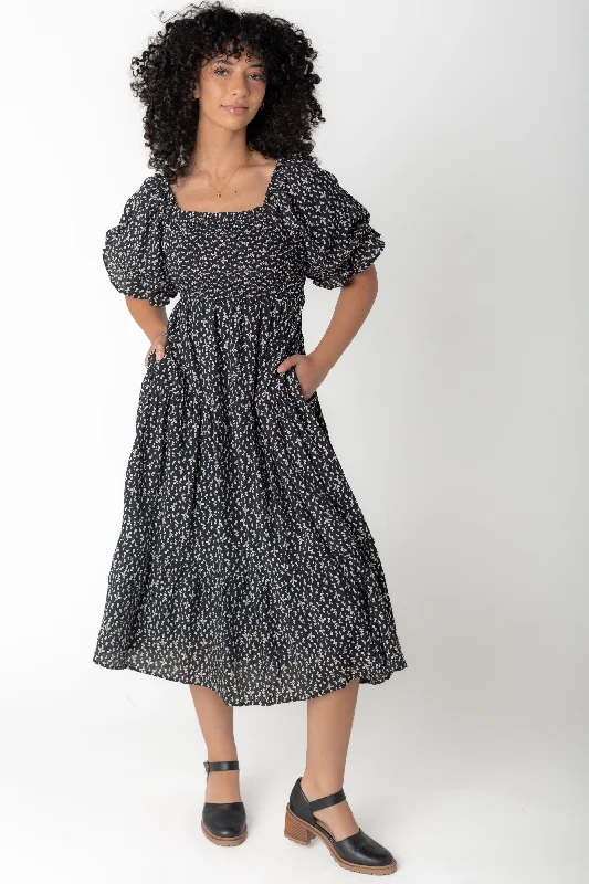 Casual Apparel For Women Brass & Roe Celeste Smocked Dress