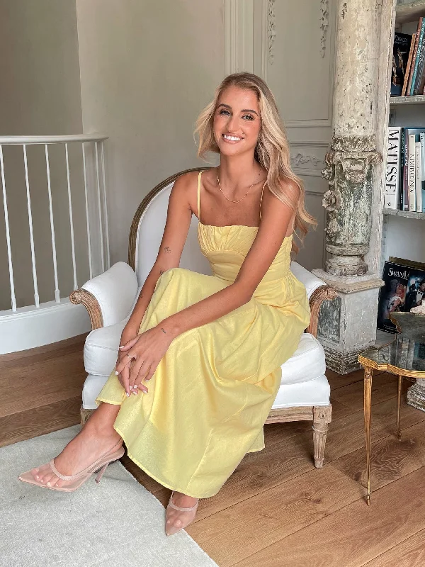 Style Revolution Rozetta Dress - Yellow