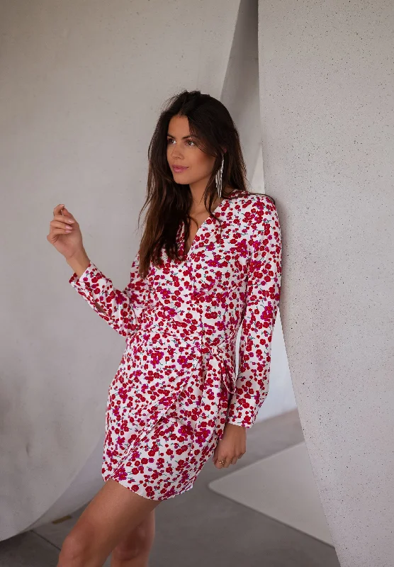 Clearance Event – Grab Stylish Outfits Before They're Gone White Floral Camilia Dress
