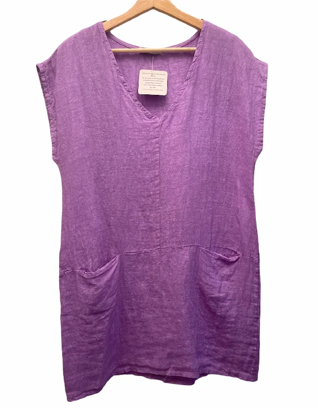 Affordable Online Boutiques CC Linen top /dress with 2 front pockets