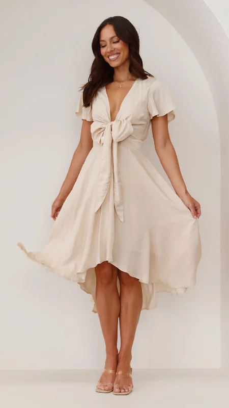 Easy Elegance Sales Sunny Daze Dress - Champagne