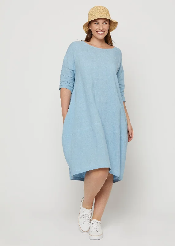 Mother's Day Special Beckett Dress - Sky Blue